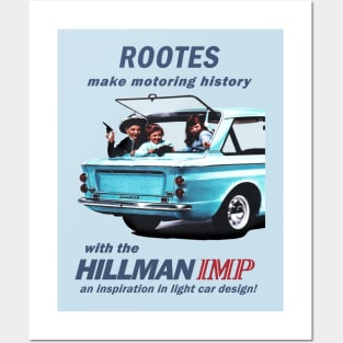 HILLMAN IMP - advert Posters and Art